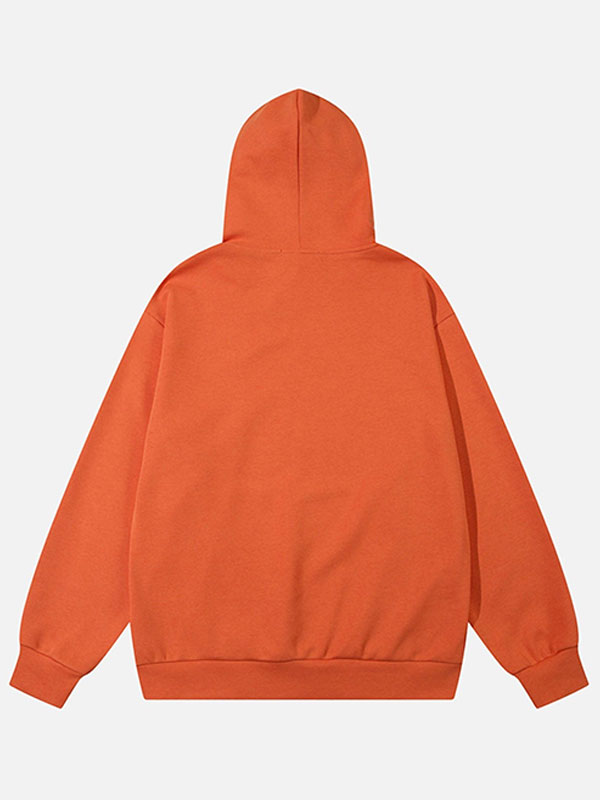 Aelfric Eden Graffiti pointed Star Fleece Pullover Hoodie