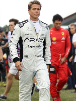 Apex Grand Prix Brad Pitt F1 White Racing Jumpsuit