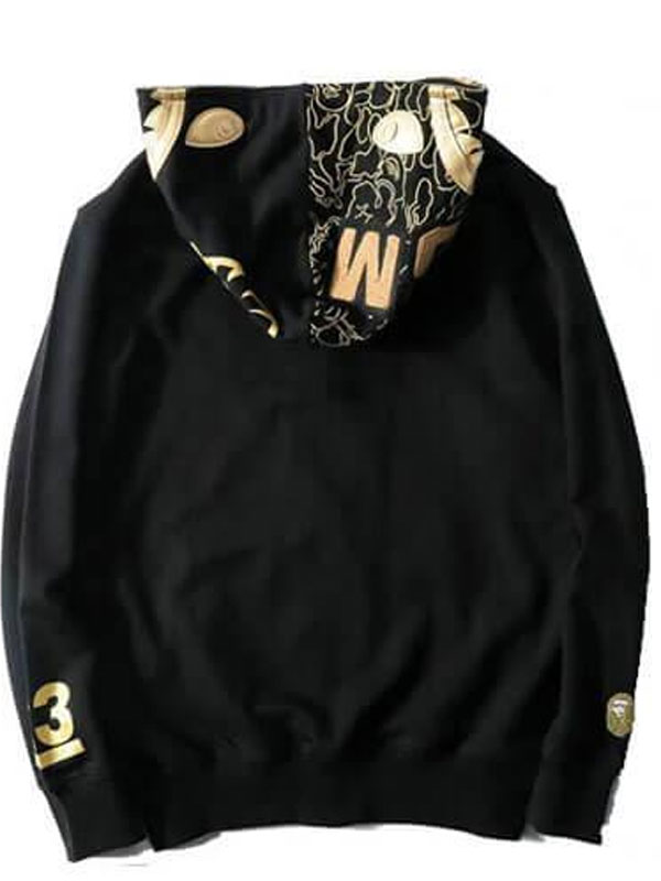 Bape 23rd Anniversary Black Fleece Pullover Hoodie