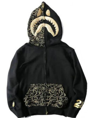 Bape 23rd Anniversary Black Fleece Pullover Hoodie