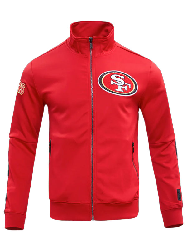 Bayley San Francisco 49ers Full Zip Track Jacket