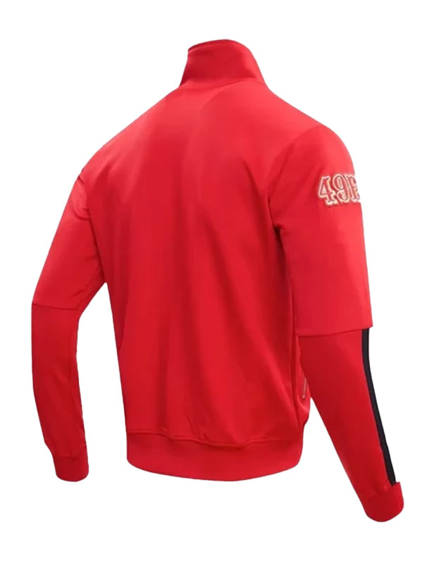 Bayley San Francisco 49ers Full Zip Track Jacket