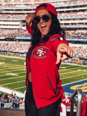 Bayley San Francisco 49ers Full Zip Track Jacket