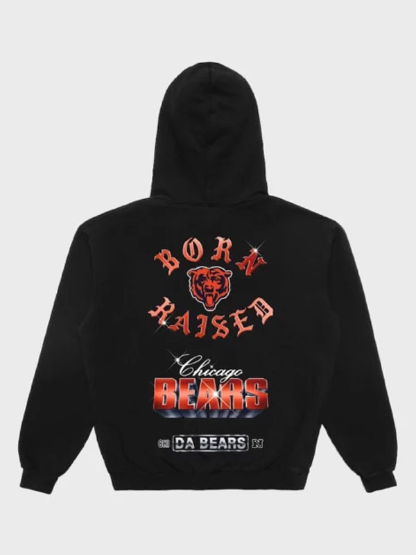 Born x Raised Chicago Bears Chrome Rocker Hoodie