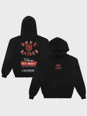 Born x Raised Chicago Bears Chrome Rocker Hoodie