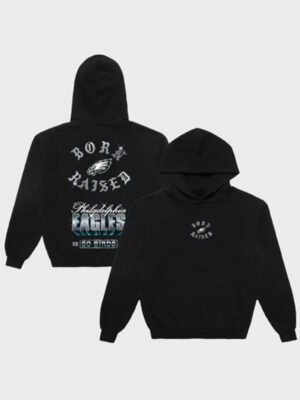 Born x Raised Philadelphia Eagles Chrome Rocker Hoodie