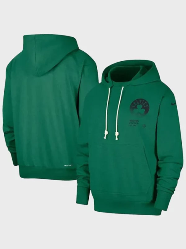 Boston Celtics Performance Kelly Green Pullover Hoodie