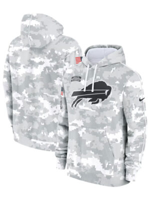 Buffalo Bills Salute to Service Arctic Camo Hoodie