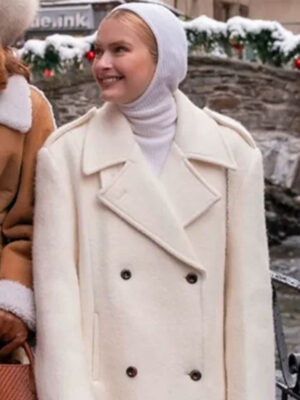 Camille Razat Emily In Paris S04 White Coat