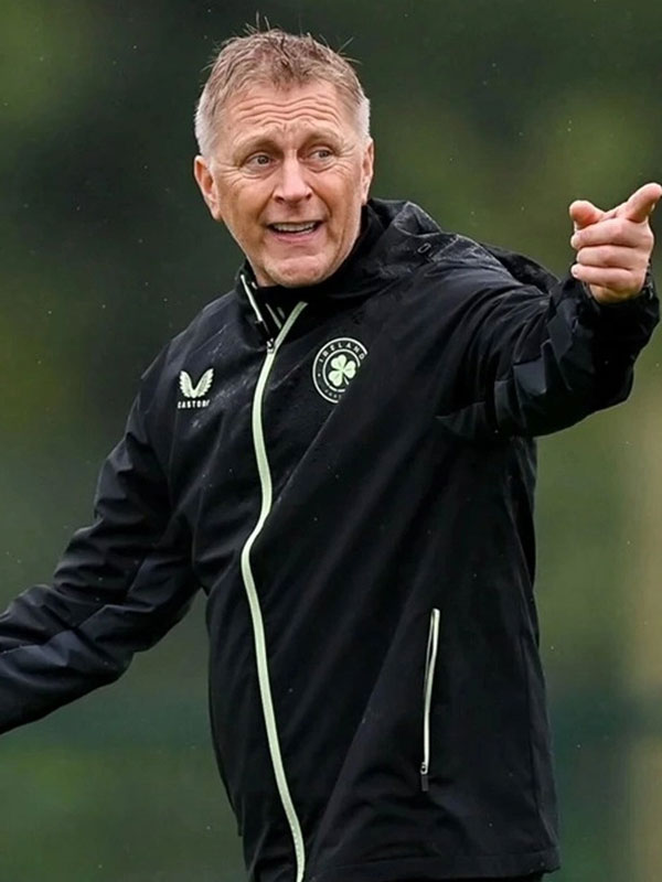 Castore Ireland Heimir Hallgrimsson Football Rain Jacket