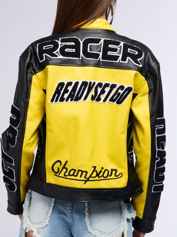 Champions Racers Eye Of The Tiger Moto Leather Jacket