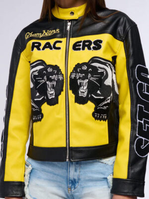 Champions Racers Eye Of The Tiger Moto Leather Jacket