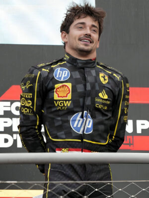 Charles Leclerc F1 Grand Prix Of Italy Black Jumpsuit