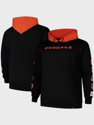 Cincinnati Bengals Patched Out Pullover Hoodie