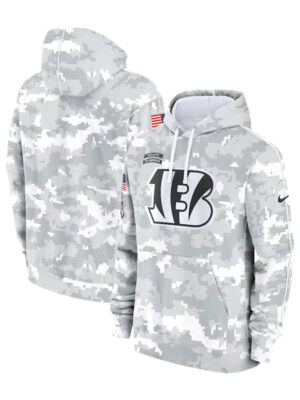 Cincinnati Bengals Salute to Service Arctic Camo Hoodie