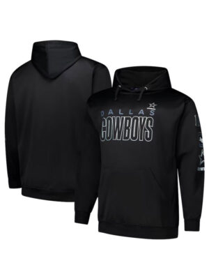 Dallas Cowboys Big & Tall Black Pullover Hoodie