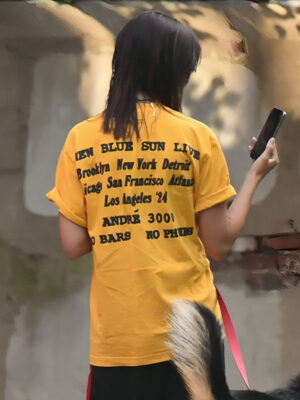 emily-ratajkowski-listen-to-sade-yellow-t-shirt-1