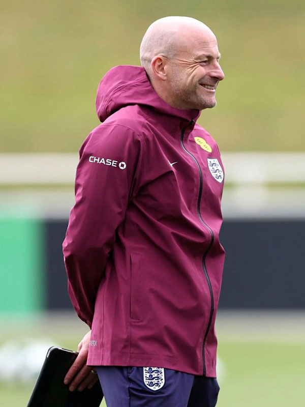 Euro 2024 England Football Maroon Training Jacket