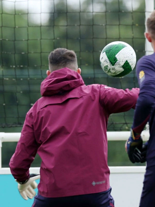 Euro 2024 England Football Maroon Training Jacket