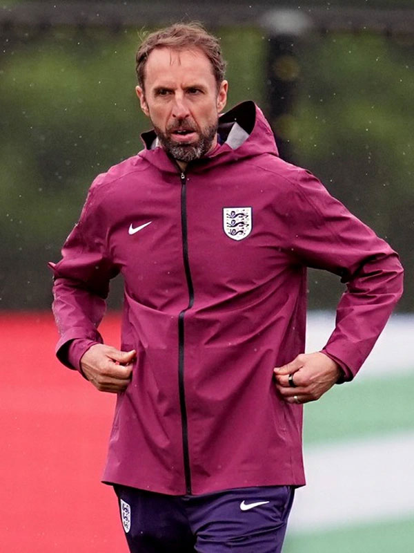 Euro 2024 England Football Maroon Training Jacket