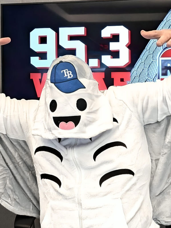 Flappy Boi Fleece Zip-Up White Hoodie