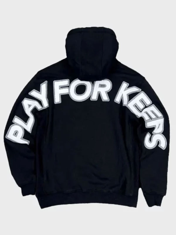 Geedup Play For Keeps Pullover Black Hoodie