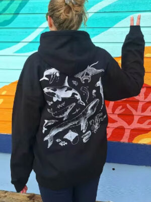 Gift For Marine Biologist Nature Lover Oversized hoodie