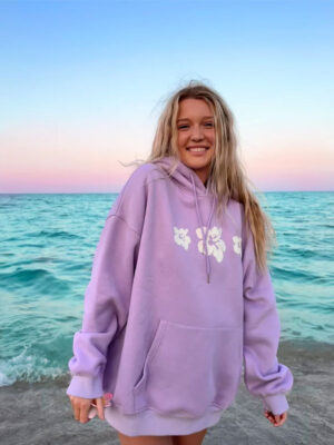 hibiscus-flower-towel-embroider-fleece-pullover-hoodie-1
