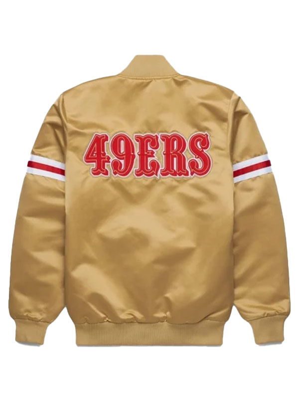 HOMAGE X Starter San Francisco 49ers Satin Jacket