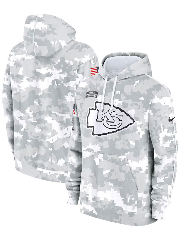 Kansas City Chiefs Salute to Service Arctic Camo Hoodie
