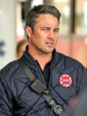 Kelly Severide Squad Chicago Fire Department Quilted Jacket