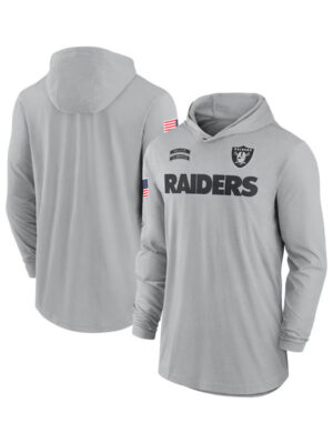 Las Vegas Raiders Salute to Service Long Sleeve Hoodie
