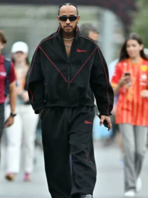 Lewis Hamilton F1 Grand Prix Black Tracksuit
