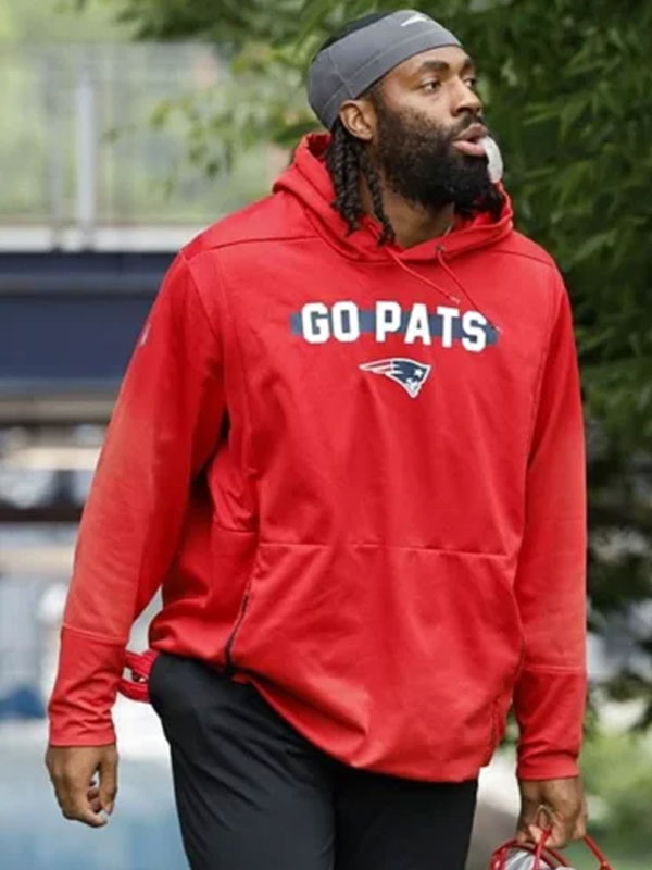 Matthew Judon New England Patriots Go Pats Pullover Hoodie