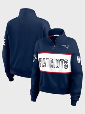 New England Patriots Erin Andrews Quarter-Zip Jacket