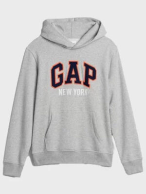 New York Gap Gray Pullover Hoodie