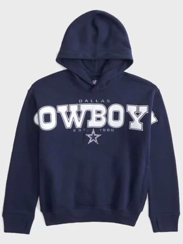 NFL 2024 Abercrombie Dallas Cowboys Pullover Hoodie