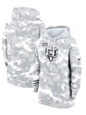 NFL Chicago Bears Salute to Service Arctic Camo Hoodie