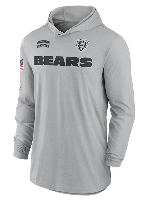 NFL Chicago Bears Salute to Service Long Sleeve Hoodie