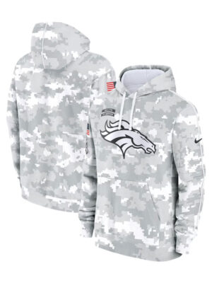 NFL Denver Broncos Salute to Service Arctic Camo Hoodie