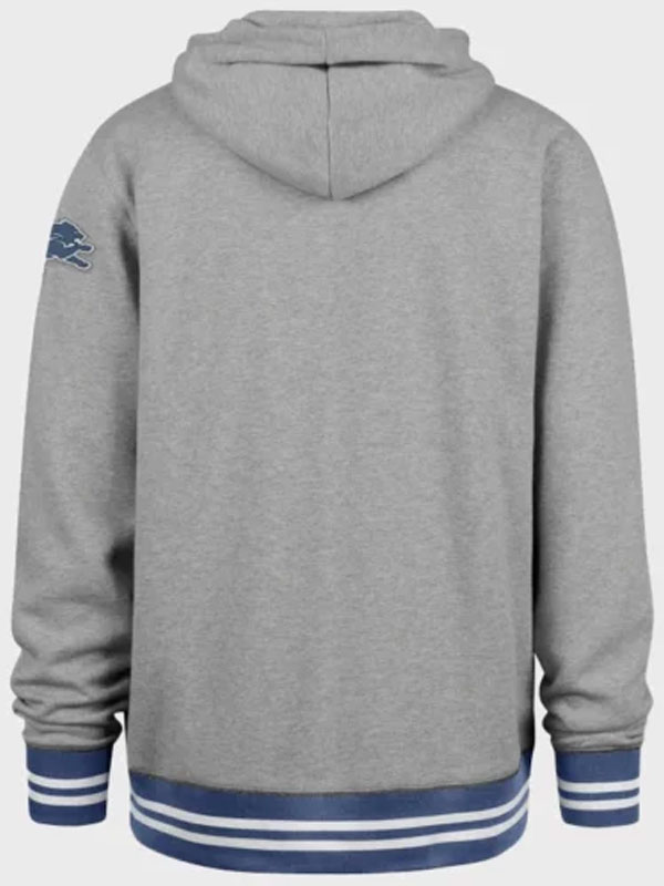 NFL Detroit Lions Eastport Slate Grey Pullover Hoodie