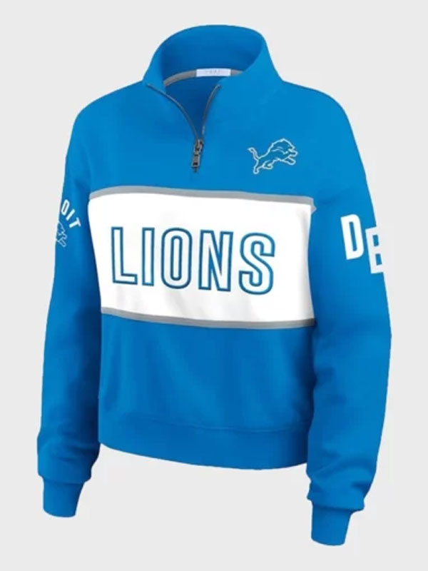 NFL Detroit Lions Erin Andrews Quarter-Zip Jacket