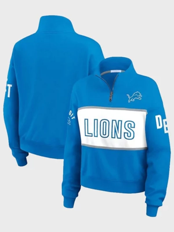 NFL Detroit Lions Erin Andrews Quarter-Zip Jacket