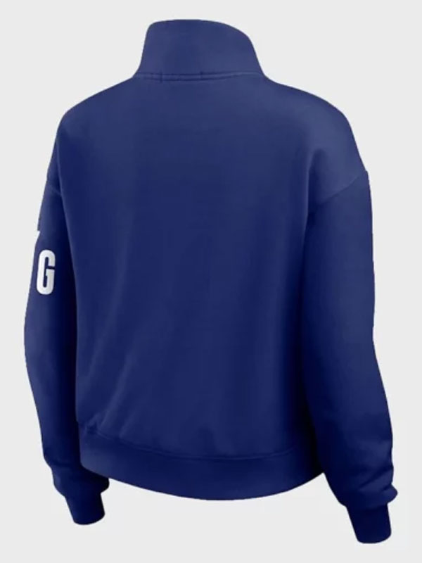 NFL Erin Andrews New York Giants Quarter-Zip Jacket