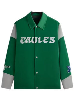NFL Kith Eagles Kieran Coaches Varsity Jacket