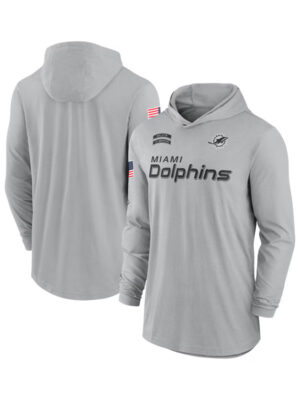 NFL Miami Dolphins Salute to Service Long Sleeve Hoodie