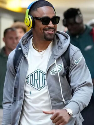 NFL Nike Philadelphia Eagles Grey Full Zip Hoodie