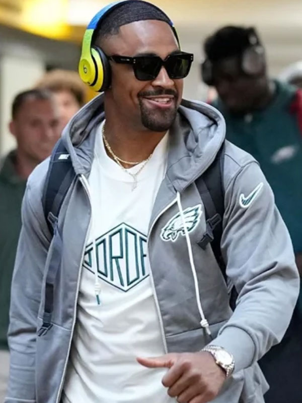 NFL Nike Philadelphia Eagles Grey Full Zip Hoodie
