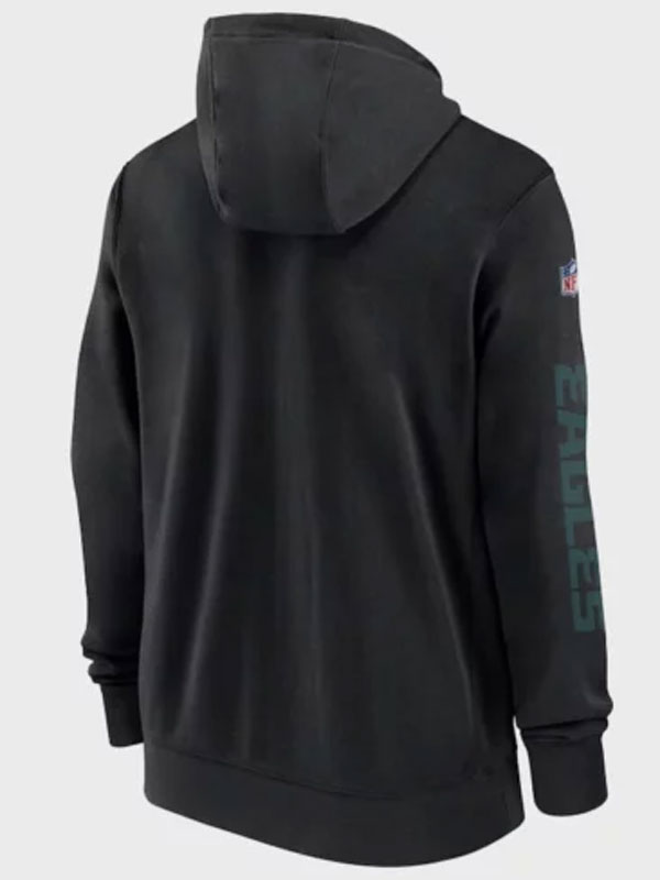 NFL Nike Philadelphia Eagles Sideline Club Black Hoodie
