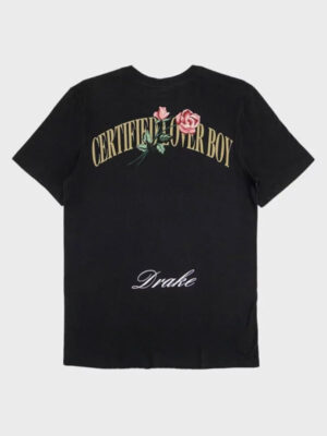 Nike x Drake Certified Lover Boy Rose Black T-shirt